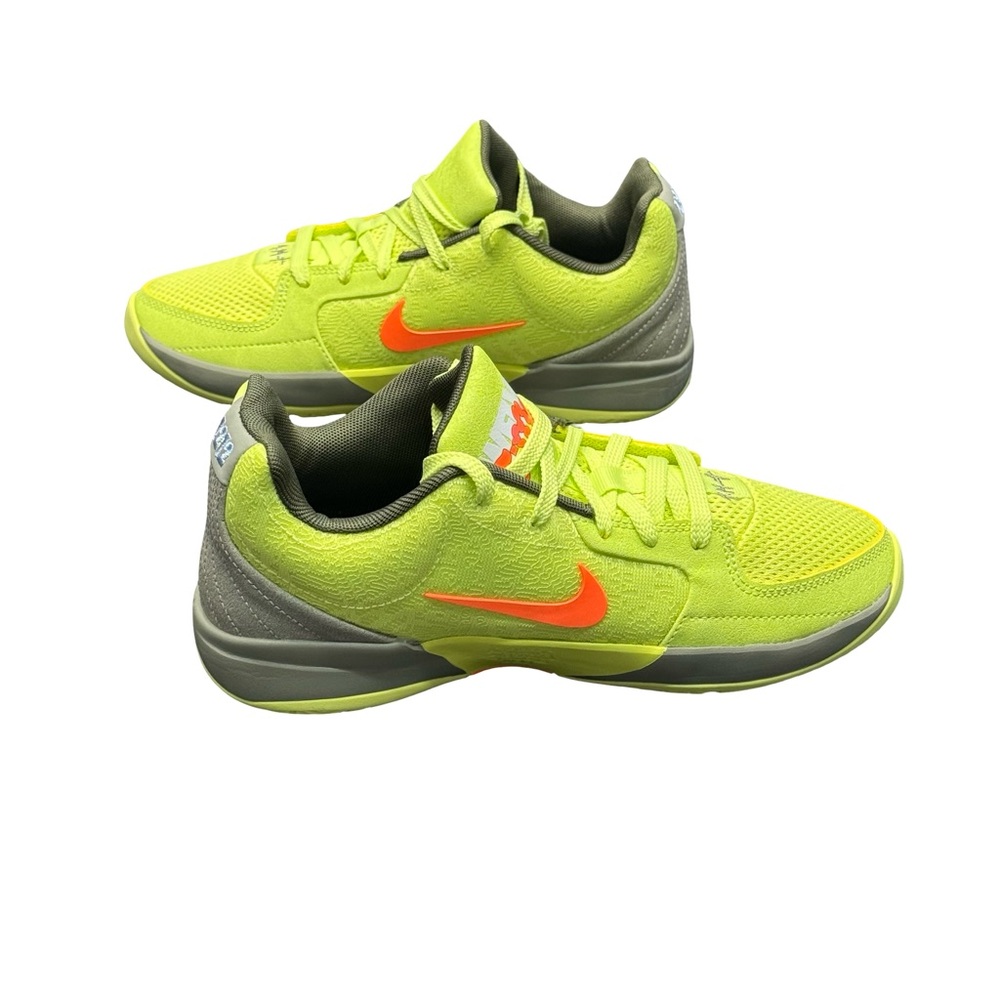 Nike Ja 2 Twelve Time Youth 6.5Y Yellow Orange Basketball Sneakers - Picture 3 of 9